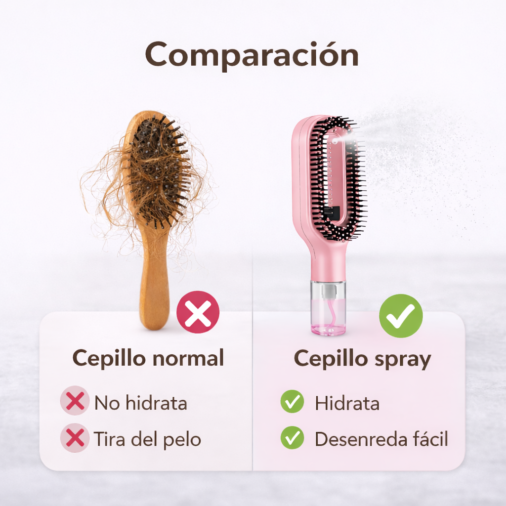 Peine Spray 2 en 1